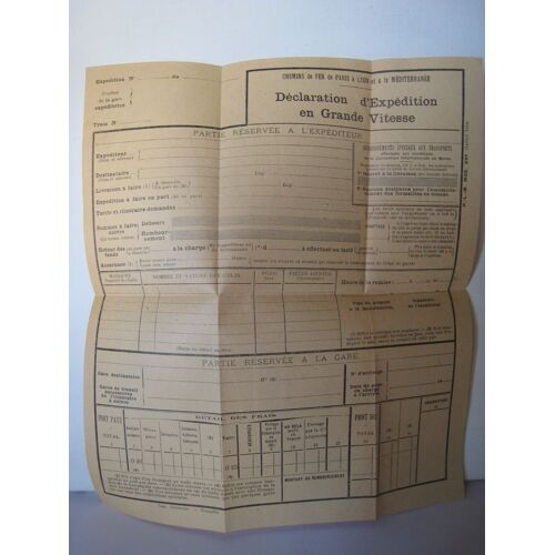 4 Documents Service Grande Vitesse Chemins De Fer Du Midi Et Plm