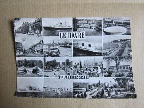Carte Postale Affranchie : Le Havre, Ste Adresse, 1961