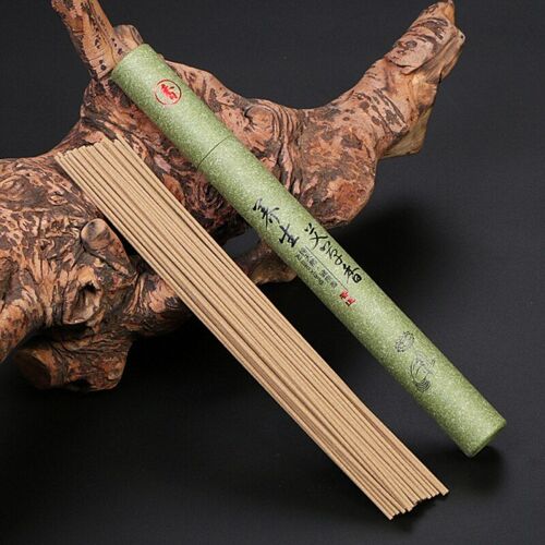Encens de bouddha en bois de santal naturel, 40 racines/boîte, pour cérémonie intérieure, sommeil d'été, essentiel, parfum de maison, bâton d'encens d'extérieur