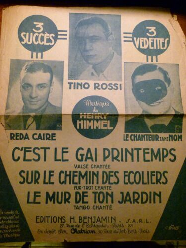 C'est Le Gai Printemps-Sur Le Chemin Des Écoliers-Le Mur De Ton Jardin-