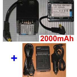 Chargeur + Batterie Générique pour Camescope Panasonic HDC-SDX1