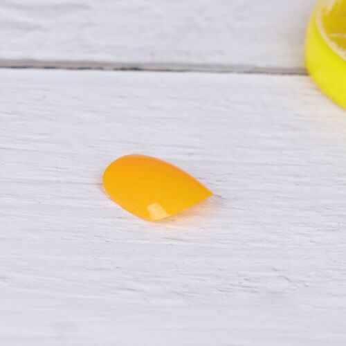 Xeju 24pcs Ongles Oeuf Point De Vague Faux Ongles Art Conseils Acrylique Pointe De Manucure Gel Uv 