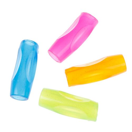 Xeju 4pcs Grip Crayon Enfant Enfant Outil D'aide À L'écriture Stylo En Caoutchouc Souple