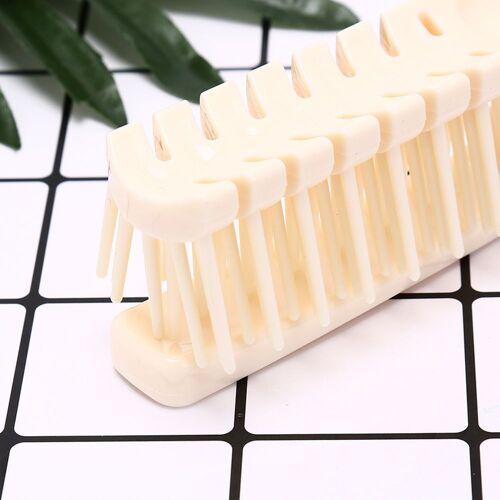 Xeju Mini Brosse À Cheveux Pliante En Plastique Format De Poche Compact Commodité Peigne De Voyage 