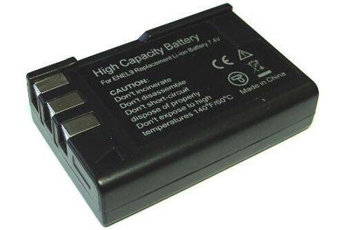 mr!tech | Batterie Haute Performance  |  Remplacement pour Nikon EN-EL9  |  Compatible avec: D40 SLR, D40X SLR, D60 DSLR