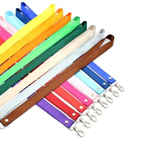 Xeju Attache De Sécurité De Lanière De Courroie De Cou Pour Le Support De Badge De Nom D'identification Clés Pince En Métal Sl