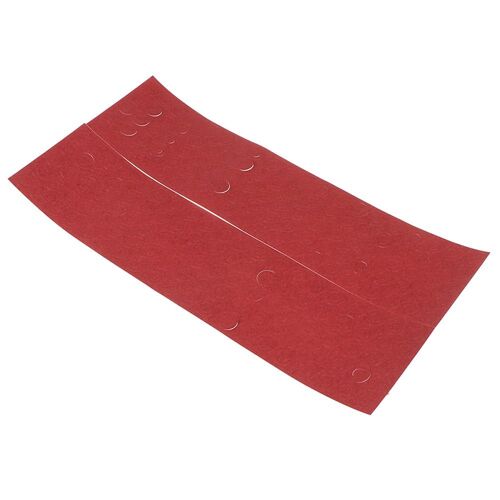 Xeju 200pcs 18650 Battery Insulator Insulation Ring Adhesive Cardboard Paper Red