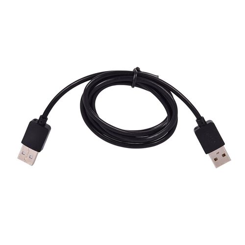 XEjU 1M-3M Câble USB A mâle à une prise mâle blindé haute vitesse 2.0 noir