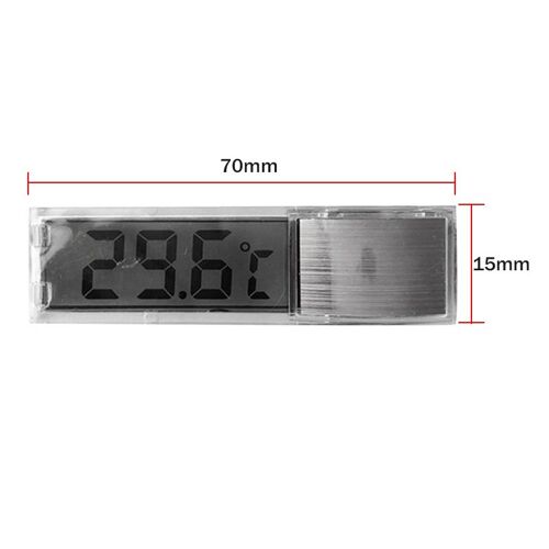 Xui Mesure De Température Électronique Numérique 3d Lcd Multifonctionnel, Thermomètre D'aquarium Pour Réservoir De Poissons, Thermomètre D'aquarium J2y