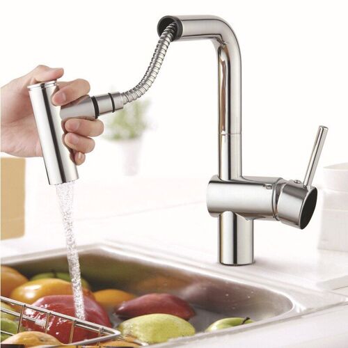 XUI Pomme de douche extractible robinet Robinet de cuisine, robinet de salle de bains, pomme de douche, pulvérisateur d'eau de remplacement de la tête J2Y