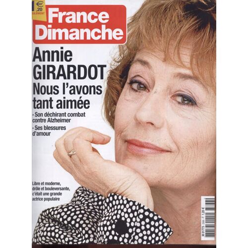 France Dimanche  N° 3366 : Annie Girardot Elle Nous A Tant Donné