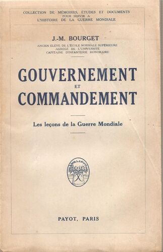 Gouvernement Et Commandement
