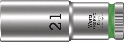 Wera Deep Douille longue à emmanchement 1/2"" 8790 HMC, 21 mm - 05004561001