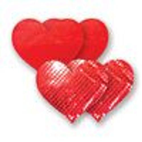 Nippies Coeur - Pochette Nippies 2 Paires - Boudoir Effeuillage Nippies Rouge Coeur - Cache Sein