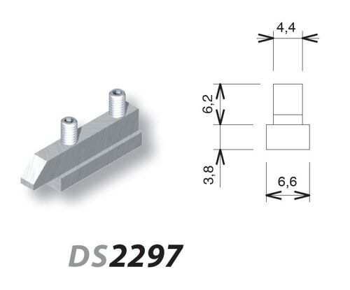 Gâche vis pression brute LA CROISEE DS - 2297-000