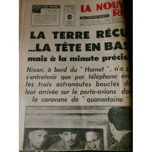 Nouvelle Republique (La) N° 7557 Du 25/07/1969