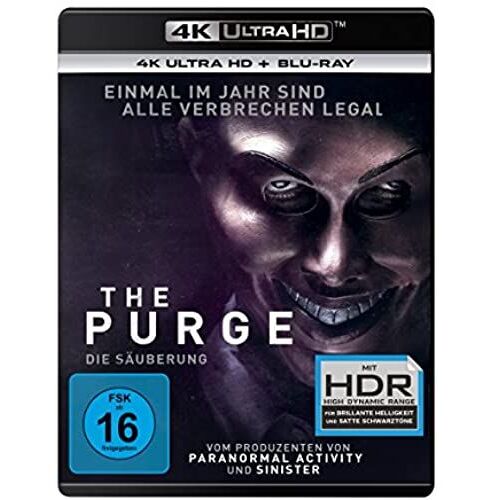 The Purge - Die Säuberung 4k, 2 Uhd-Blu-Ray