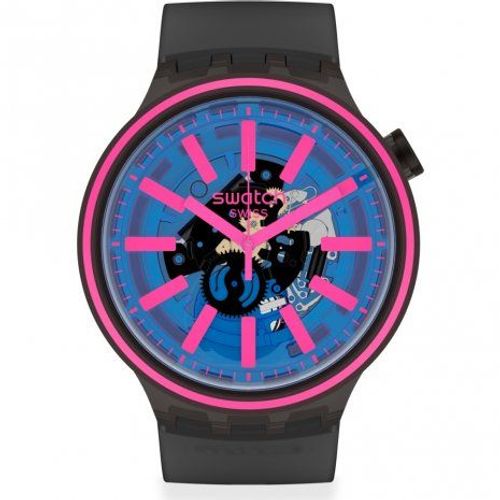 Swatch Les Originales So27b111 Blue Taste Montre 41mm Bleu/Noir/Gris