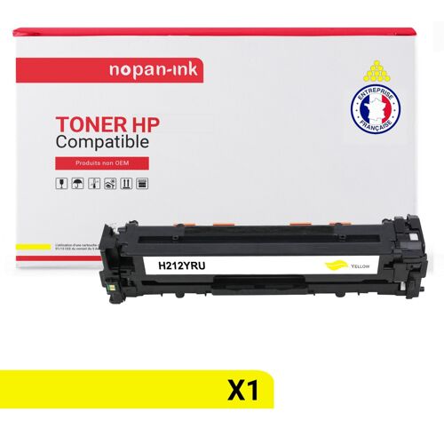 1 Toner pour HP CF212A Yellow 1800 Pages avec P LaserJet Pro 200 color MFP M276n P LaserJet Pro 200 color MFP M276nw P LaserJet Pro 200 color M251n P LaserJet Pro 200 color M251nw P LaserJet Pro 200 c