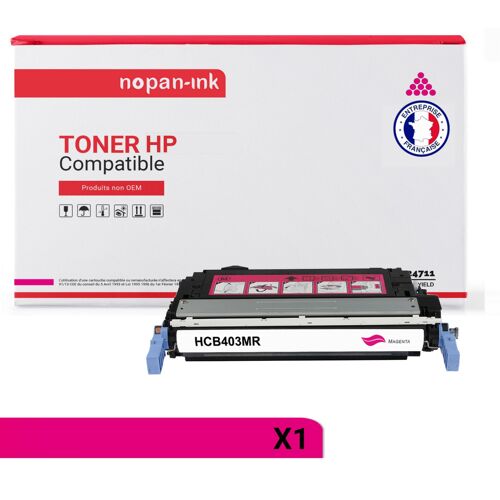 1 Toner pour HP CB403A Magenta 7500 Pages avec P Color LaserJet CP4005 P Color LaserJet CP4005DN P Color LaserJet CP4005N