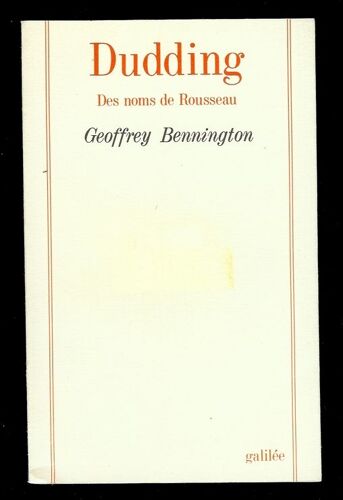 Dudding - Des Noms De Rousseau