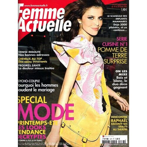 Femme Actuelle  N° 1377 : Spécial Mode Printemps-Été.