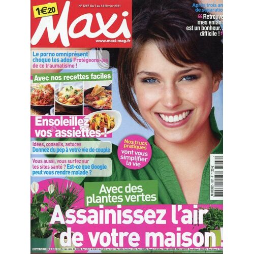 Maxi  N° 1267 : Assainissez L'air De Votre Maison Avec Des Plantes Vertes