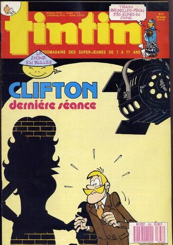 Tintin  N° 636 : Clifton, Dernière Séance