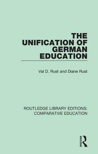 The Unification Of German Education