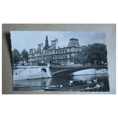 Carte Postale : Paris, Hôtel De Ville & Pont D'arcole