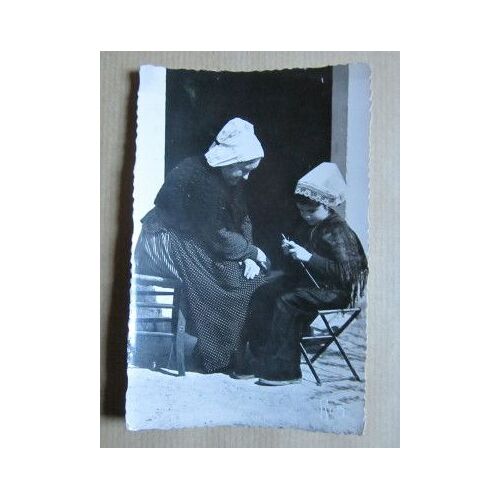 Carte Postale : La Leçon De Tricot, Île De Noirmoutier