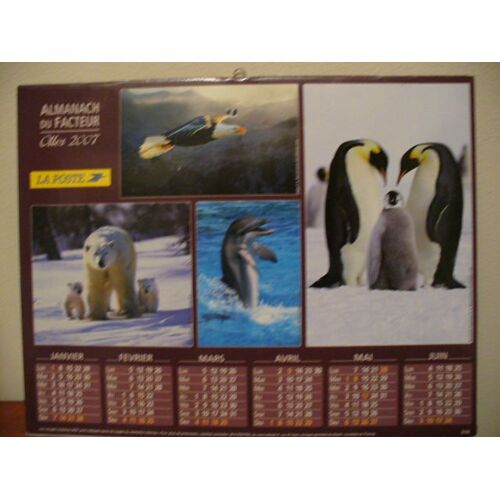 Almanach Facteur 2007 Animaux Sauvages Nord Pas De Calais