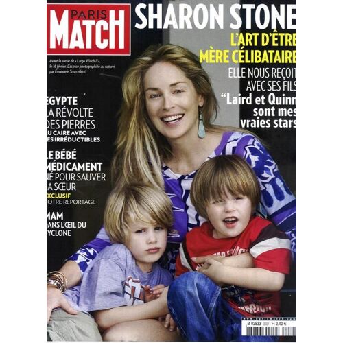 Paris Match  N° 3221 : Stone/ Wildenstein/ Schneider/ Delon/ Zaz/ Trinh-Duc/ Egypte/ Millepied/ Ellroy/ Dsk-Sinclair/ Pejic/ O.Wilde/ Armes Business