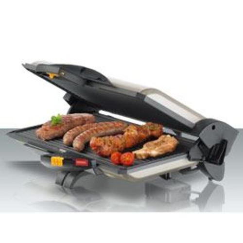 Steba PG 4.4 - Grill / gaufrier - 2 kWatt - métallisé champagne