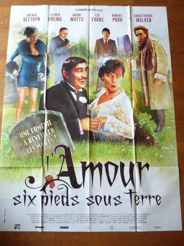 L'amour Six Pieds Sous Terre De Nick Hurran / Christopher Walken  - Affiche De Cinéma 120 X 160 Cm