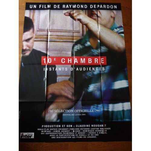 10 Eme Chambre, Instants D'audience De Raymond Depardon - Affiche De Cinéma 120 X 160 Cm
