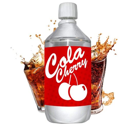 E liquide Cola Cherry - 1 l - 50/50 PG/VG - 1 000 ML - Cola Cerise