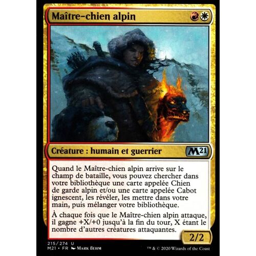 Maître- Chien Alpin - Mtg - M2021 - U - 215/274