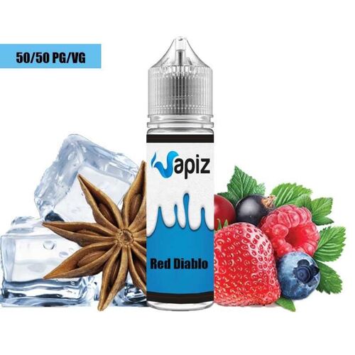 E liquide Red Diablo - 50ml - Vapiz - 50/50 PG/VG