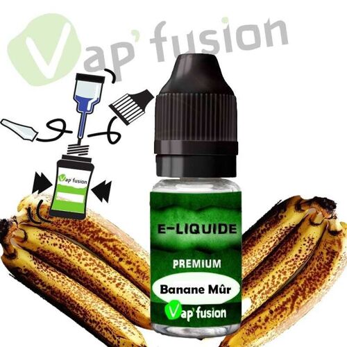 E liquide banane mûre 10ml Vapfusion - 16mg