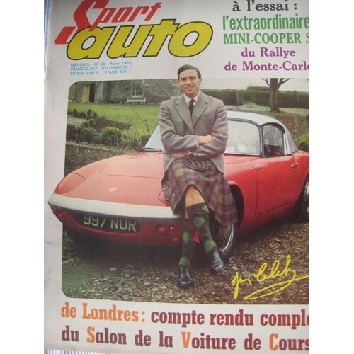 Sport Auto  N° 38 : L'extraordinaire Mini-Cooper S Du Rallye De Monte-Carlo