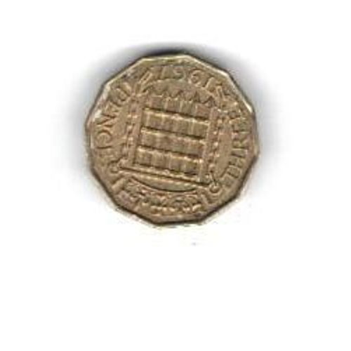 1967 Three Pence