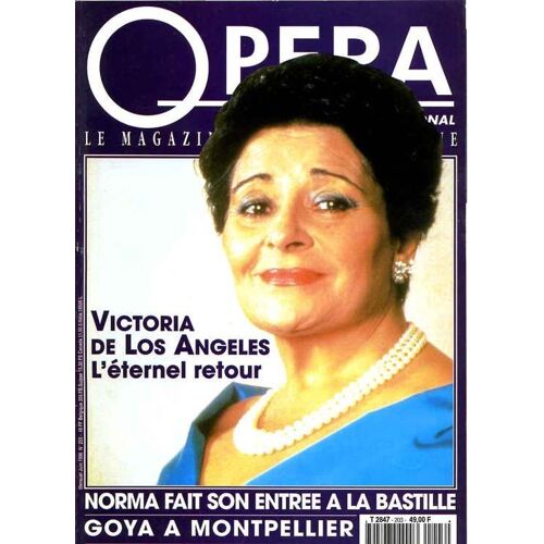 Opera International  N° 203 : Victoria De Los Angeles L'éternel Retour