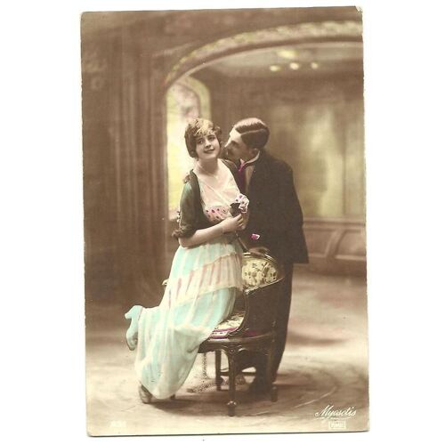 Cpa - Lot De 5 Cartes- Couples
