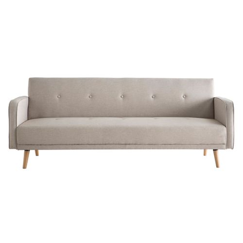 Canapé Convertible Scandinave 3 Places Naturel Ulla