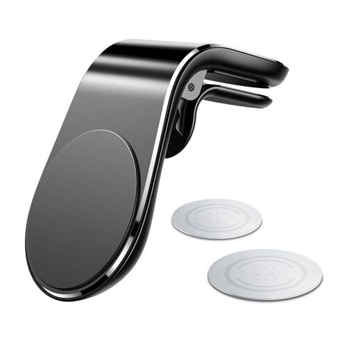 Téléphone Support Pour Téléphone Portable Supporter Magnétique Téléphone Support Voiture Sortie D'air Titulaire Noir Durable