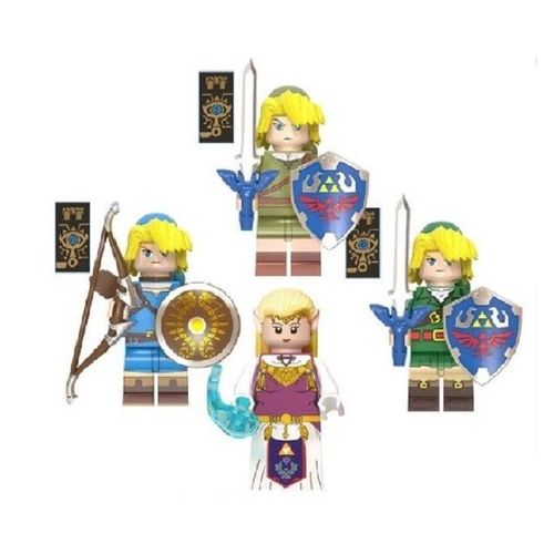 4 figures Construction Zelda
