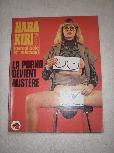 Hara Kiri Mensuel N°182,Novembre 1976(1ère Serie)