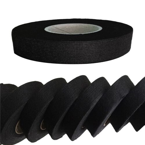 1 Pièce De Métiers À Tisser Résistants À La Chaleur? Faisceau De Câbles? Faisceau De Câbles En Tissu? Ruban Adhésif? Protection De Câble 19mm X 15m