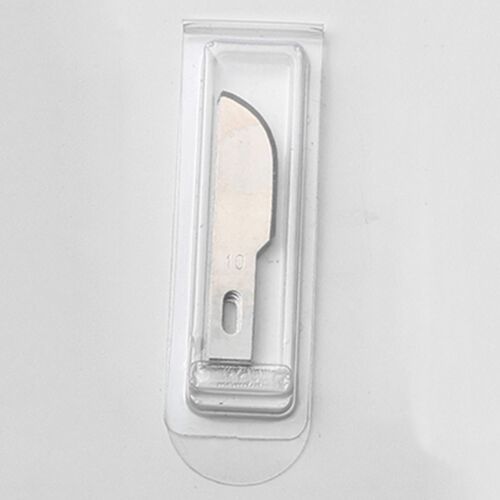 Lames Outils De Sculpture Sur Bois Pour Graver? Artisanat Outil De Coupe Pour Couteau Réparation Des Pcb D'ébavurage Lame À Bord Incurvé 10 Pièces